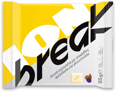 Ίον Break Λευκή Σοκολάτα Με Ξηρούς Καρπούς 85γρ.