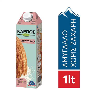 Όλυμπος Ρόφημα Καρπός Αμυγδάλου Νηστίσιμο Χωρίς Ζάχαρη Χωρίς Λακτόζη Χωρίς Γλουτένη 1lt.