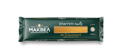 Μάκβελ 5 Δημητριακά Σπαγγέτι Νo6 500γρ.