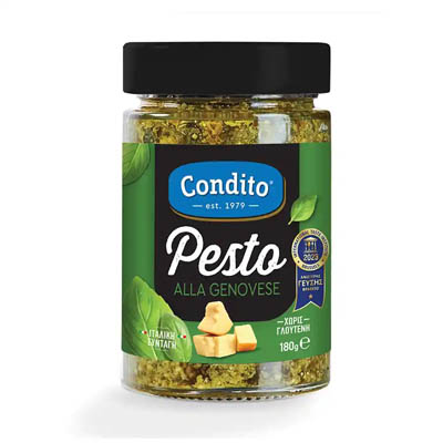 Condito Σάλτσα ντρέσινγκ Pesto Genovese 180 γρ.Χωρίς Γλουτένη