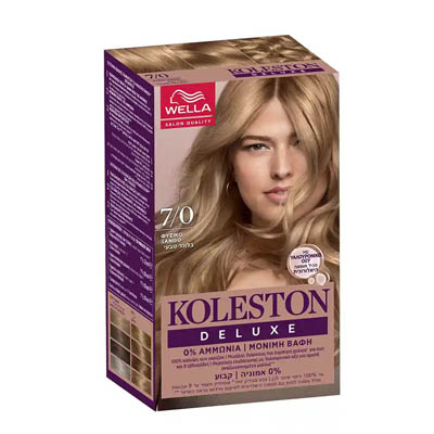 Wella Koleston Deluxe Kit  Βαφή Μαλλιών Χωρίς Αμμωνία Νo 7/0