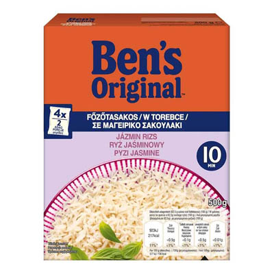 Ben’s Original Ρύζι Jasmine 10Λεπτο Σακουλάκι 500γρ.