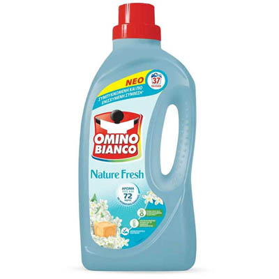 Omino Bianco Υγρό Πλυντηρίου Ρούχων Nature Fresh 37 Μεζούρες